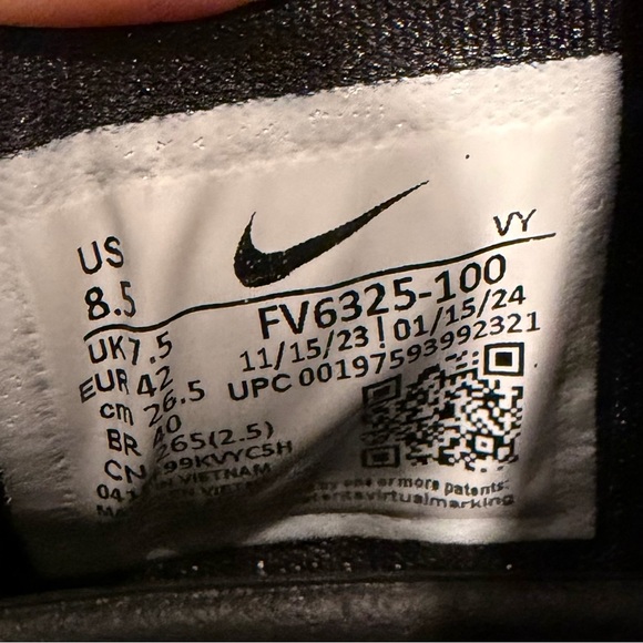 Nike Kobe 8 Protro mambacita size 8.5 White Metallic Gold Black  FV6325 100 - Picture 9 of 11